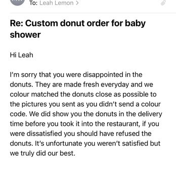 Maverick's Donut Company - Screenshots of our conversation - Coffee & Tea Near Me - Toronto, Ontario Maverick's Donut Company - Screenshots of our conversation - Coffee & Tea Near Me - Toronto, Ontario