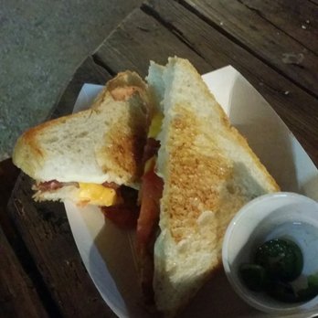Frisco Rail Yard - Bacon grilled cheese sandwich from 5th street. Delicious! - Food Trucks Near Me - Frisco, Texas