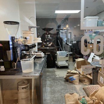 Coffee Lab & Roasters - The roasting room . This place is the real deal - Coffee & Tea Near Me - Chicago, Illinois