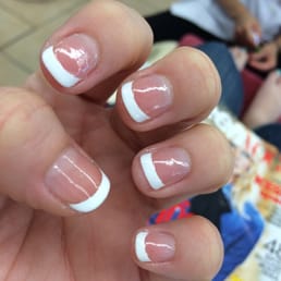 Just the classy French Tip done by Megan as well Just the classy French Tip done by Megan as well