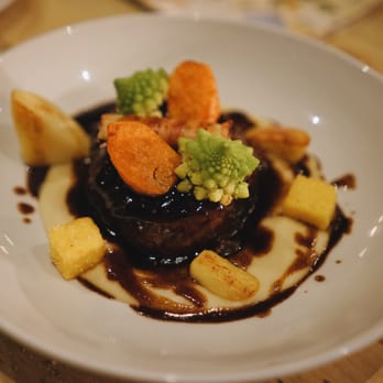 The Potting Shed - Venison, haggis, some other vegetables and the fancy pointy romanesco green stuff. - Pubs Near Me - Edinburgh, EDH The Potting Shed - Venison, haggis, some other vegetables and the fancy pointy romanesco green stuff. - Pubs Near Me - Edinburgh, EDH