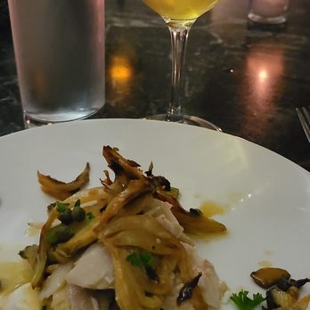 Bar Marco - Course 2 in Wine Room: Smoked trout over marscapone cheese with fennel and capers - Wine Bars Near Me - Pittsburgh, Pennsylvania