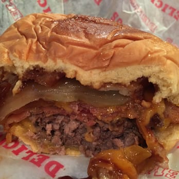 Good Stuff Eatery - Coletti's Smokehouse burger with cheddar cheese, onion rings and Applewood bacon - Burgers Near Me - Washington, DC, District of Columbia Good Stuff Eatery - Coletti's Smokehouse burger with cheddar cheese, onion rings and Applewood bacon - Burgers Near Me - Washington, DC, District of Columbia