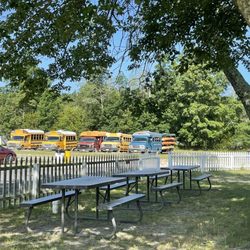 Mick's Pine Barren Canoe & Kayak Rental - Transport--I do enjoy a repurposed school bus.
