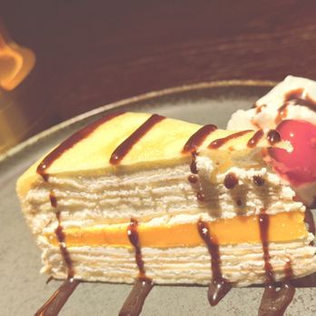 Ginza - Mango crepe cake - Izakaya Near Me - Las Vegas, Nevada Ginza - Mango crepe cake - Izakaya Near Me - Las Vegas, Nevada
