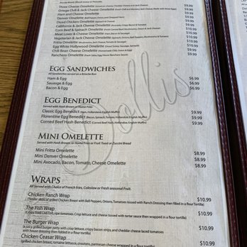 Dollis Breakfast - Menu - Breakfast & Brunch Near Me - Covina, California