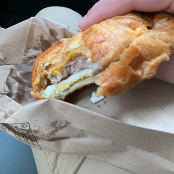 Donut Palace - Sasuage egg and cheese croissant - Donuts Near Me - Clinton, Mississippi