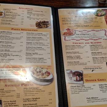RigaTony's Authentic Italian - Menu - Italian Near Me - Tempe, Arizona