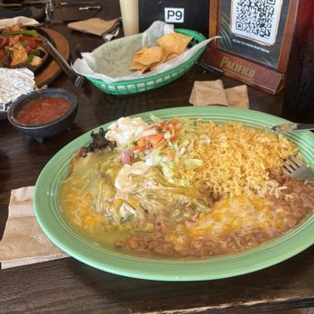 Acapulco - Chile Rellenos stuffed with chicken and cheese.  Each entree comes with refried beans and rice.  Yummers! - Mexican Near Me - Waipahu, Hawaii