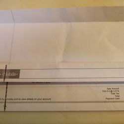 My receipt!!