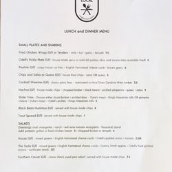 McDowell Local - Menu front