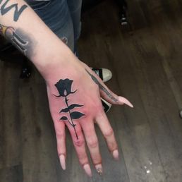 Rose tattoo Buku did Rose tattoo Buku did