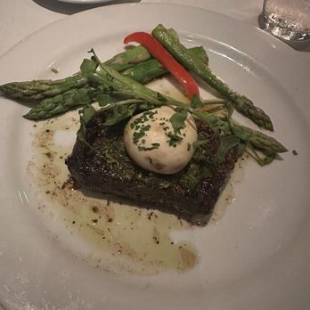 Dal Rae Restaurant - Wagyu medallion (small plate is the appetizer Rockefeller oysters leftovers) - Steakhouses Near Me - Pico Rivera, California Dal Rae Restaurant - Wagyu medallion (small plate is the appetizer Rockefeller oysters leftovers) - Steakhouses Near Me - Pico Rivera, California