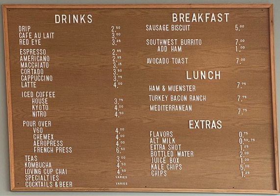 Menu photo 7 Rêve Coffee Roasters Lafayette, LA
