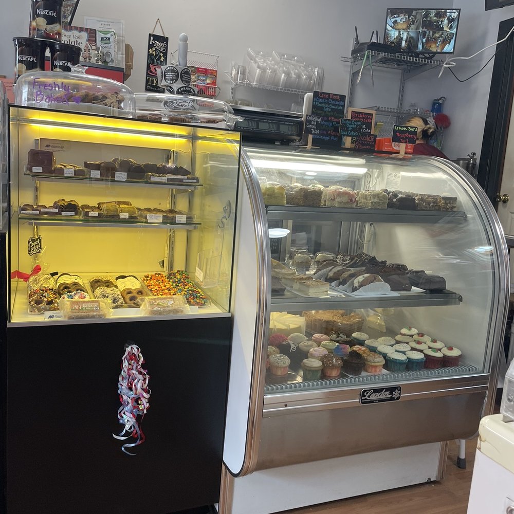 Cornwall Sweets - a display case of cakes and pastries - Desserts Near Me - Cornwall, New York