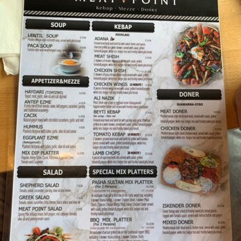 Meat Point - Menu - Turkish Near Me - Toronto, Ontario