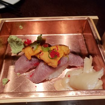 Wabi Sabi - Expensive appetizer of jap wagyu beef with uni - Japanese Near Me - Bloomfield, New Jersey Wabi Sabi - Expensive appetizer of jap wagyu beef with uni - Japanese Near Me - Bloomfield, New Jersey