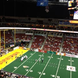 Iowa Barnstormers Arena Football - Defending the goal line.