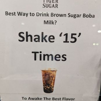 Tiger Sugar - Bubble Tea Near Me - Centreville, Virginia
