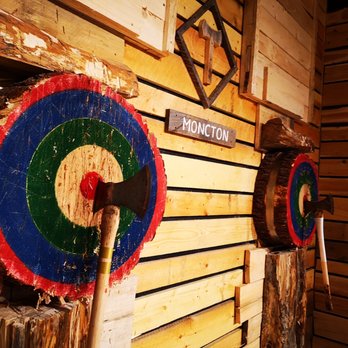 Timber Lounge Moncton - Double Bullseyes! - Axe Throwing Near Me - Moncton, New Brunswick Timber Lounge Moncton - Double Bullseyes! - Axe Throwing Near Me - Moncton, New Brunswick