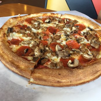 Rustic Fire - Pepperoni, sausage and mushroom pizza! Delish! - Pizza Near Me - Paso Robles, California Rustic Fire - Pepperoni, sausage and mushroom pizza! Delish! - Pizza Near Me - Paso Robles, California