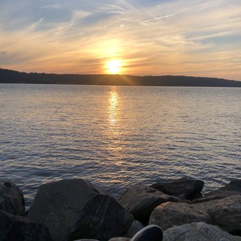 Half Moon - Sunset while waiting for a table. - New American Near Me - Dobbs Ferry, New York Half Moon - Sunset while waiting for a table. - New American Near Me - Dobbs Ferry, New York