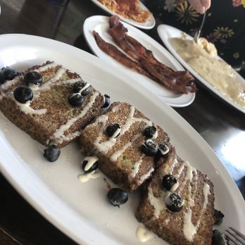 Flap Jacks Pancake House - Blueberry lemon poppyseed French toast! - Pancakes Near Me - Indianapolis, Indiana Flap Jacks Pancake House - Blueberry lemon poppyseed French toast! - Pancakes Near Me - Indianapolis, Indiana
