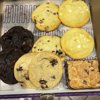 Insomnia Cookies - what I received - Desserts Near Me - Tucson, Arizona