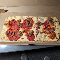Tony C's Sports Bar & Grill - This was the $16 Sausage flatbread.