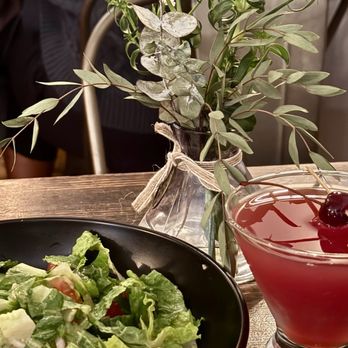 Mela Bistro - Mela Mela Salad Bowl and citrus pomegranate mocktail... - Ethiopian Near Me - Oakland, California