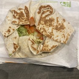 Crunch wrap I think Crunch wrap I think