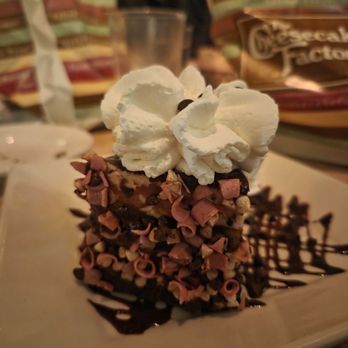The Cheesecake Factory - Back of the Very Cherry Ghirardelli Chocolate Cheesecake - Desserts Near Me - Tukwila, Washington The Cheesecake Factory - Back of the Very Cherry Ghirardelli Chocolate Cheesecake - Desserts Near Me - Tukwila, Washington
