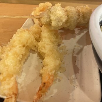Marugame Udon - Shrimp tempura and mushroom tempura - Japanese Near Me - Costa Mesa, California