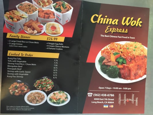 Menu photo 4 China Wok Express Long Beach, CA
