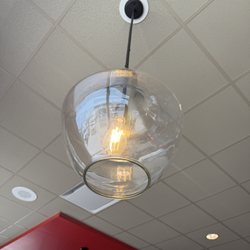 Arby's - Dangerous low-hanging fixture