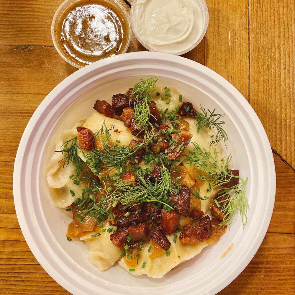 Pierogi Boys - Pierogi Sample Platter (6) - Polish Near Me - Brooklyn, New York