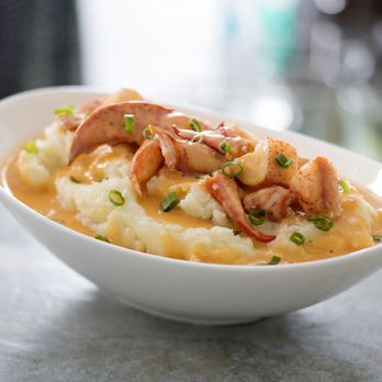 Eddie V's Prime Seafood - Butter Poached Lobster Mashed Potatoes. - Seafood Near Me - Austin, Texas Eddie V's Prime Seafood - Butter Poached Lobster Mashed Potatoes. - Seafood Near Me - Austin, Texas