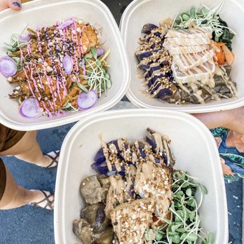 Kitoko Maui - Shrimp bento box Marlin bento box Tofu bento box - Food Trucks Near Me - Kihei, Hawaii