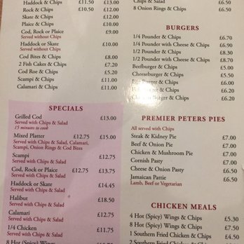 Laughing Halibut - Menu - Fish & Chips Near Me - London, XGL Laughing Halibut - Menu - Fish & Chips Near Me - London, XGL