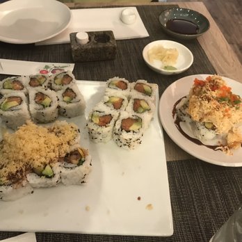 Sushi Hachi - Salmon avocado, Spicy Tuna Avocado, Shrimp Tempura, Volcano Roll - Sushi Bars Near Me - Washington, DC, District of Columbia