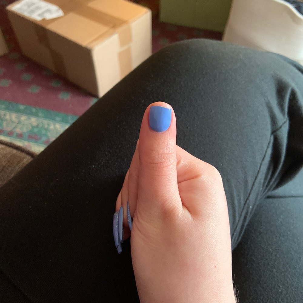 Pleasant View Nails - Broken nail where the nail technician said she fixed. - Nail Salons Near Me - Smithfield, Rhode Island Pleasant View Nails - Broken nail where the nail technician said she fixed. - Nail Salons Near Me - Smithfield, Rhode Island