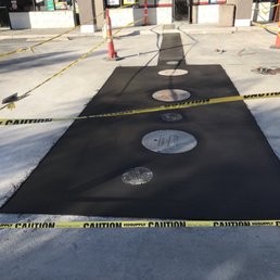 Exterior outside entrance of Ram Concrete - This parking lot will be ready in no time for traffic Exterior outside entrance of Ram Concrete - This parking lot will be ready in no time for traffic