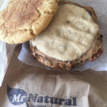 Mr Natural - Whole-wheat Snickerdoodle & Molasses Pecan Cookies - Vegetarian Near Me - Austin, Texas Mr Natural - Whole-wheat Snickerdoodle & Molasses Pecan Cookies - Vegetarian Near Me - Austin, Texas