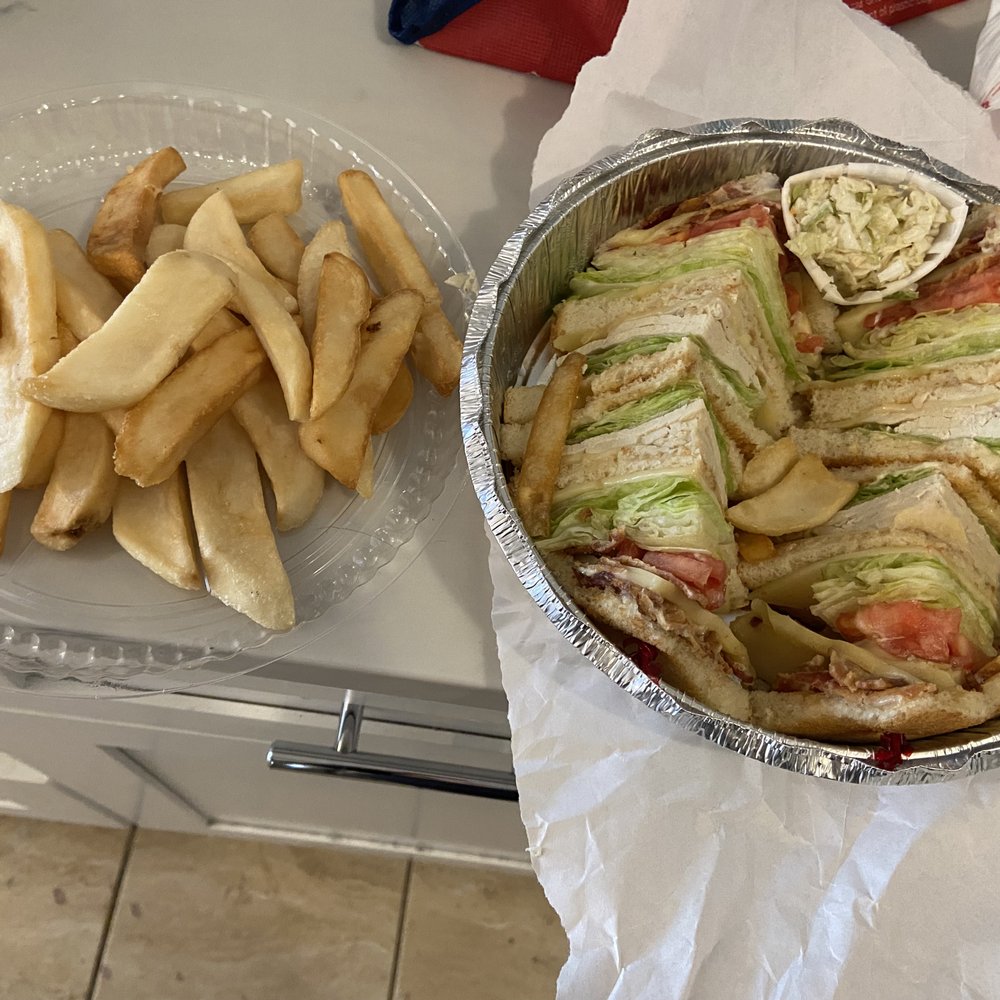 Tempo Cafe - Turkey Club with French Fries-2022 - Coffee & Tea Near Me - Chicago, Illinois