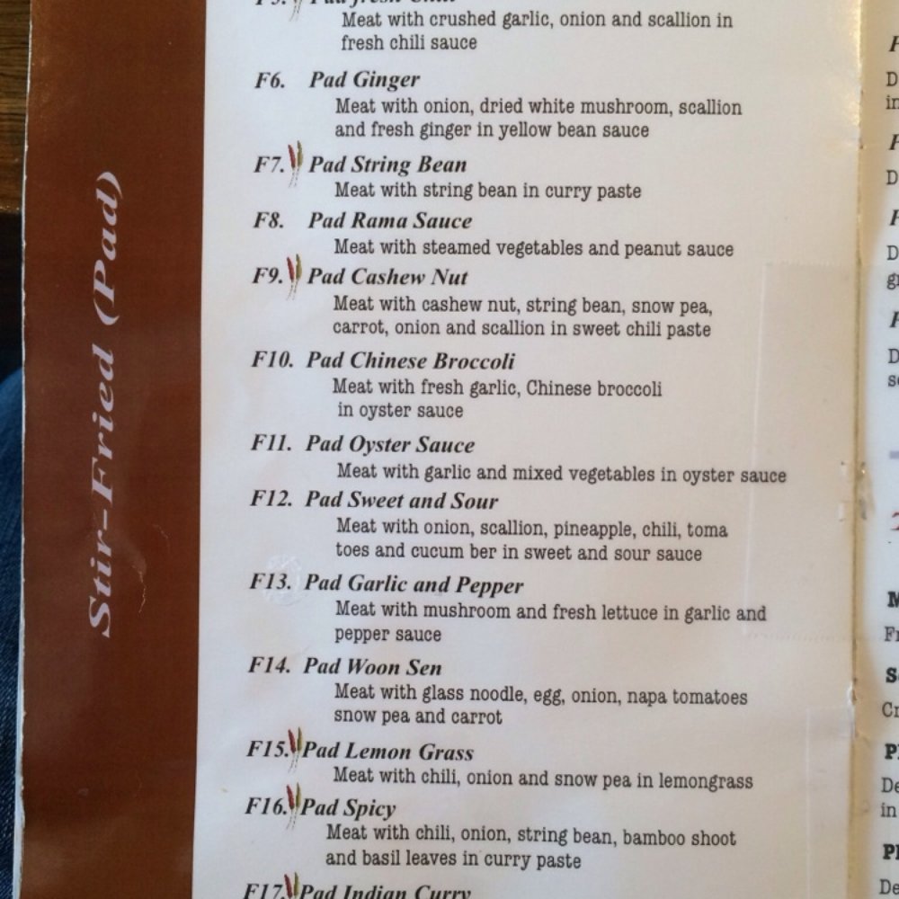 Thai Princess - Entree , menu pg 4 - Thai Near Me - Okemos, Michigan Thai Princess - Entree , menu pg 4 - Thai Near Me - Okemos, Michigan
