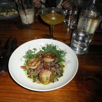 Amber Ox Public House - Seared Diver Scallops - American Near Me - Williamsburg, Virginia Amber Ox Public House - Seared Diver Scallops - American Near Me - Williamsburg, Virginia