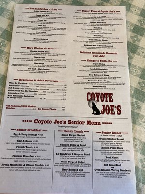 Menu photo 5 Coyote Joes Willamina, OR Menu photo 5 Coyote Joes Willamina, OR