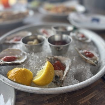 Salt On The Water - Oysters were fresh and a good size. Came will everything you would need. - New American Near Me - Merrick, New York Salt On The Water - Oysters were fresh and a good size. Came will everything you would need. - New American Near Me - Merrick, New York