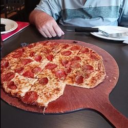 Pizza Hut - This is how the pizza was served to us. Where is the missing piece?