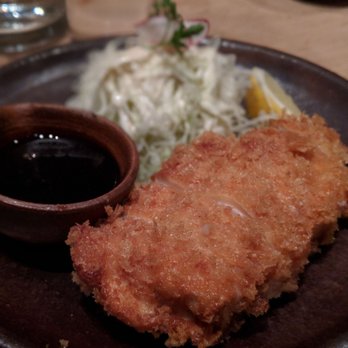 Rintaro - Chiizu tori katsu (stuffed with Cowgirl Creamery's wagon wheel cheese) - Izakaya Near Me - San Francisco, California
